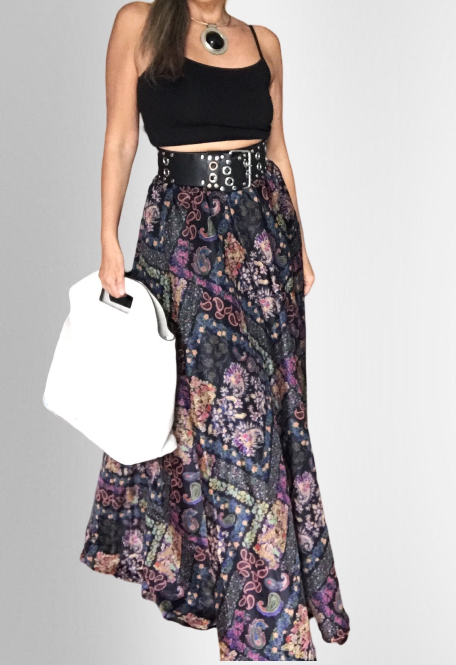 Dlouhá letní sukně - maxi sukně BOROS SK-L-BLC03